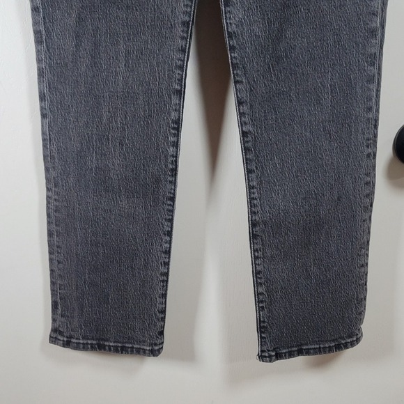 Madewell The Perfect Vintage Distressed Black Wash High Rise Jeans Size 26 - Picture 2 of 10